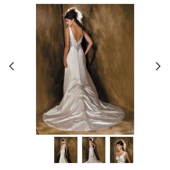 Allure Bridals 8432 Wedding Dress Size 6. Great Condition! - Picture 9 of 10